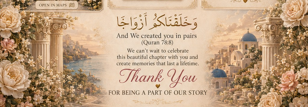 Thank you for being part of our story
